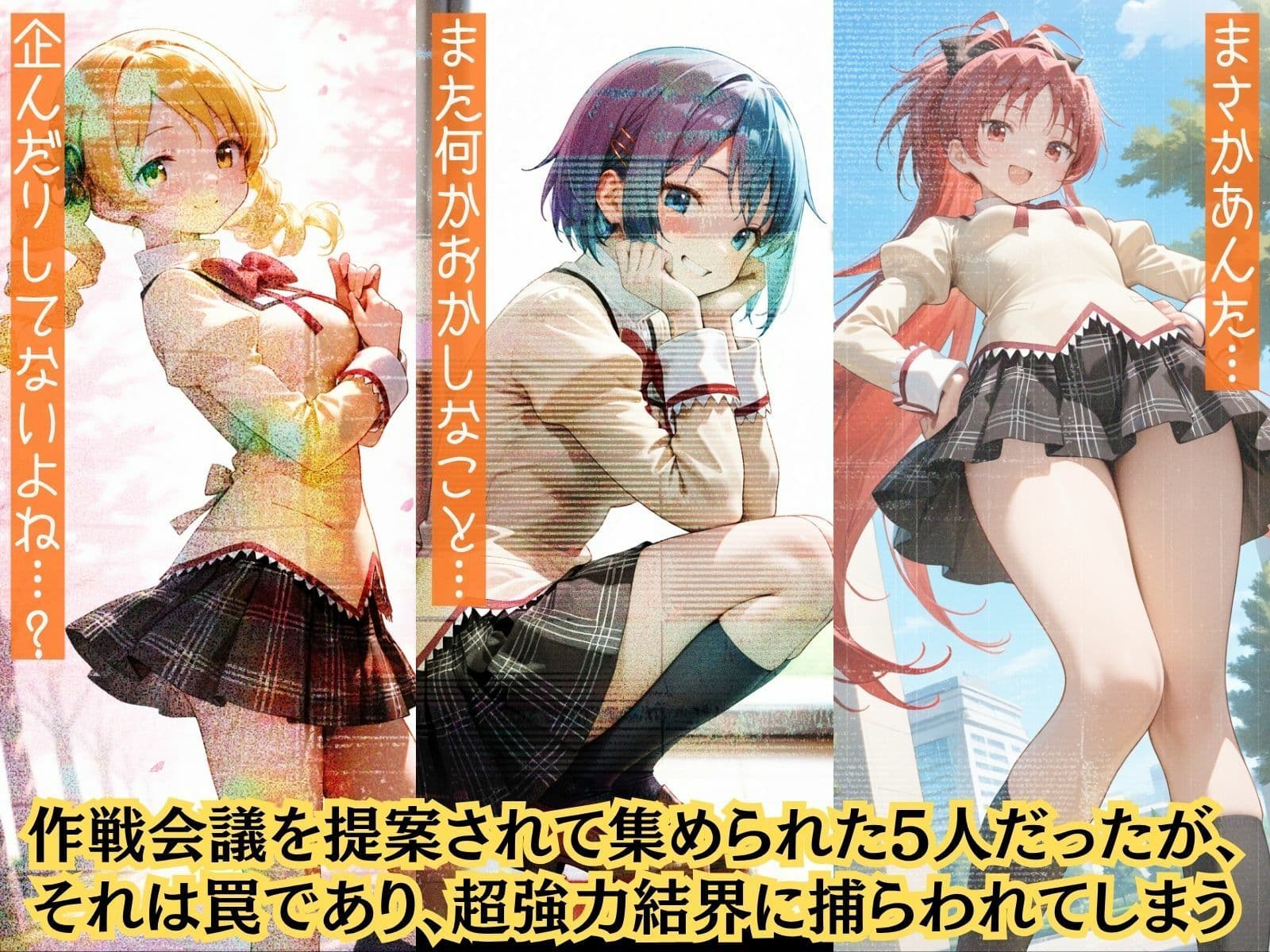 もしも可憐で誇り高き魔法少女達を〇〇の力で強●的に着せ替え人形に堕として弄んだら？まどマギ編 サンプル2