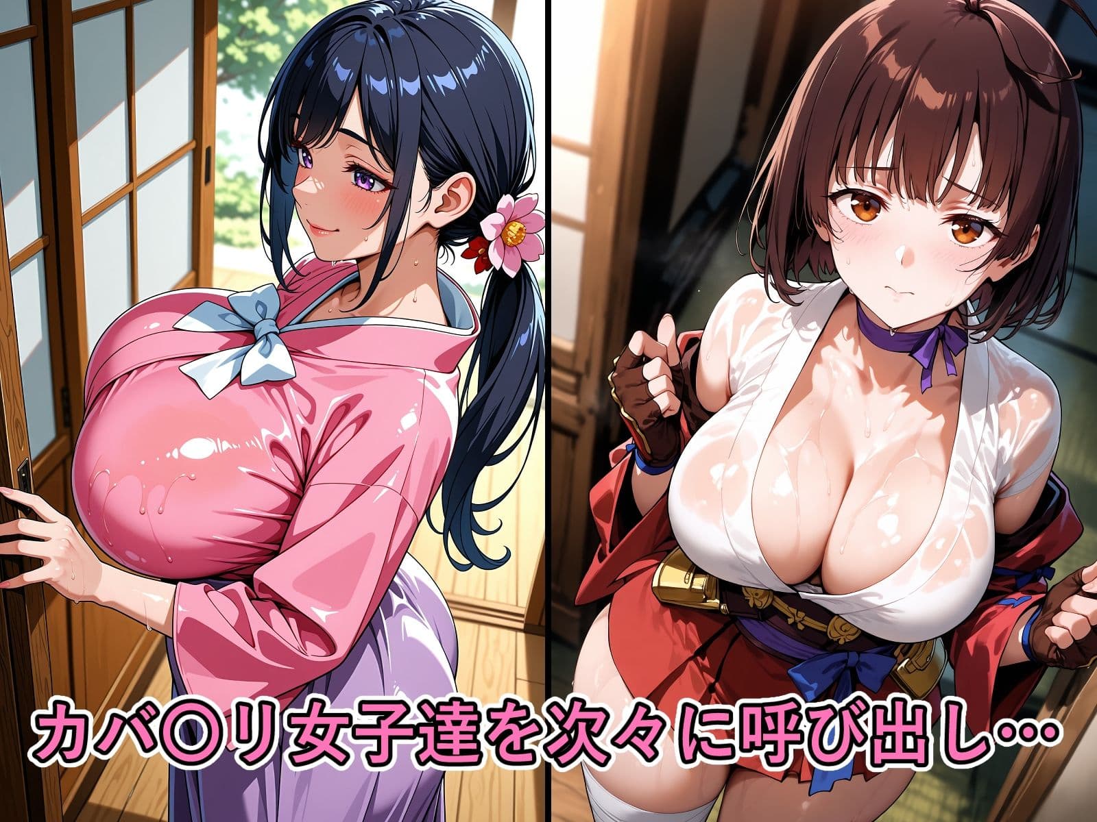 催◯アプリで完全支配 カバ〇リ女子達をぬるぬる孕ませックス サンプル1