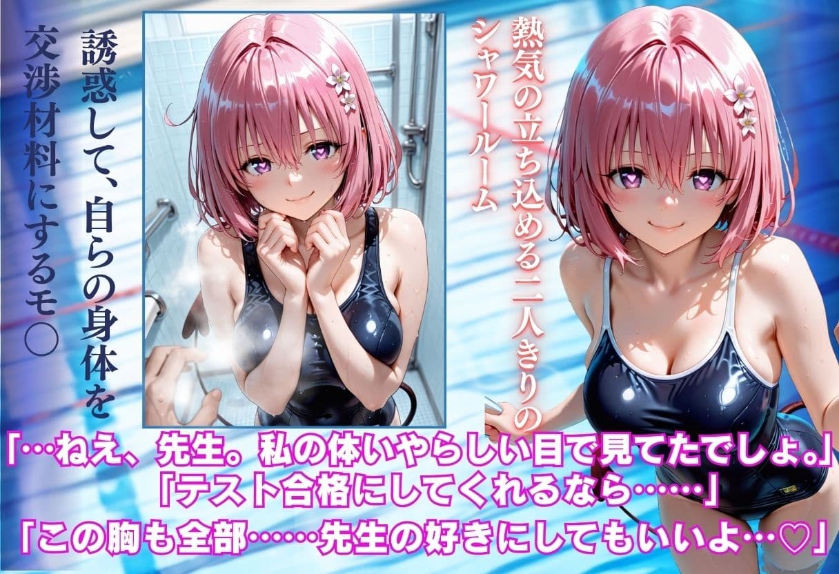 黒スク水教え子×水泳教師 合格交渉中出し孕ませSEX2 サンプル3