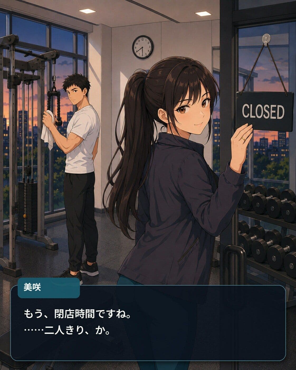 閉店後のパーソナルレッスン ―34歳・既婚トレーナー、美咲の秘密― サンプル1