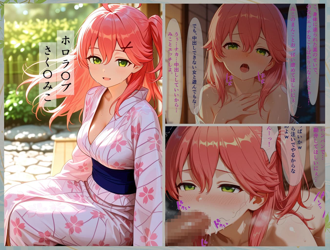 いいなり孕ませ温泉旅館〜さくらみこ×星街すいせい〜 サンプル2