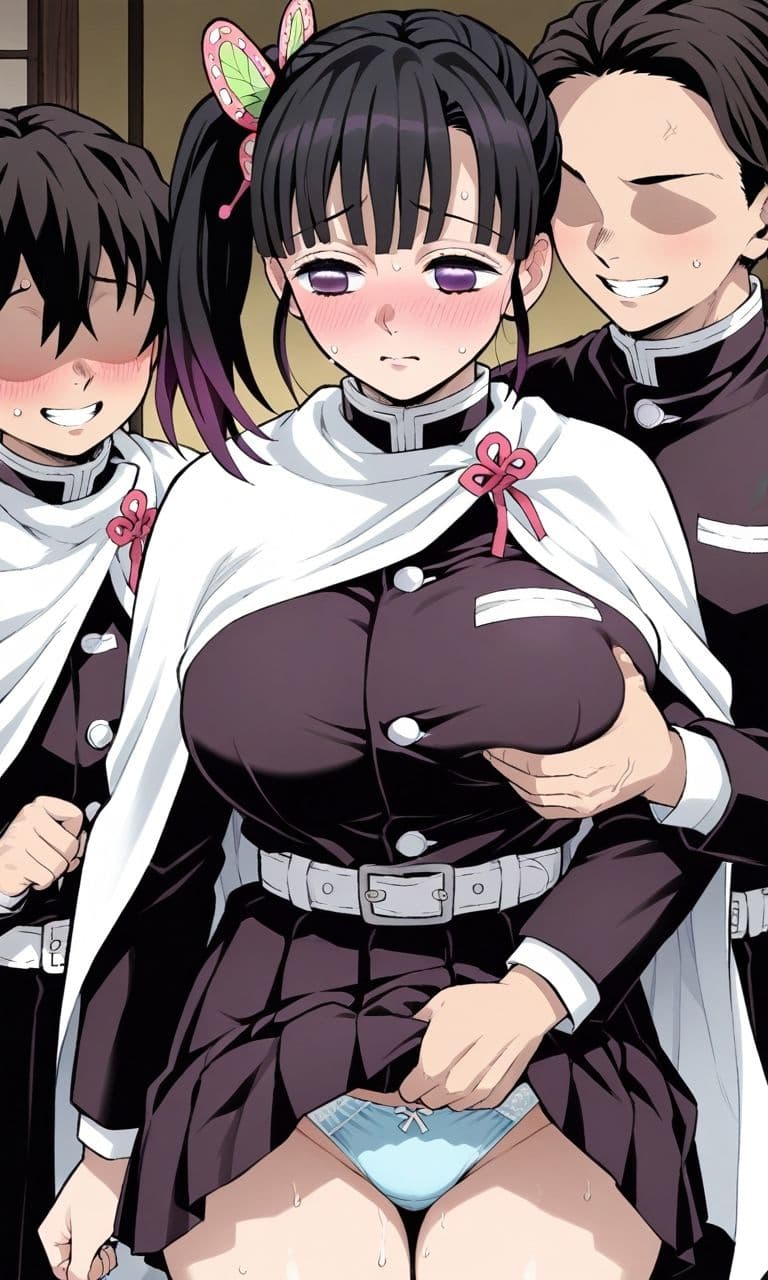 鬼●の刃の少女が隊員の性処理をさせられる サンプル3