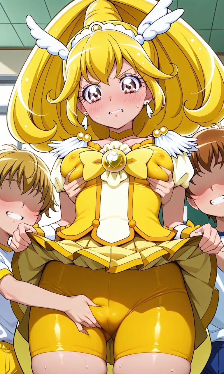 スマ●ルプリ●ュア、正体がバレて同級生に犯●れる サンプル3