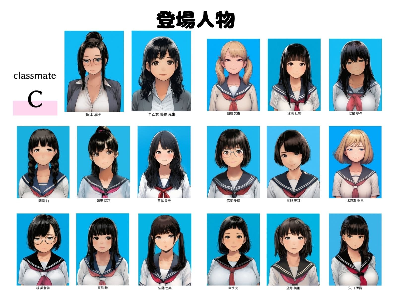 ドキドキ通学電車 C組 サンプル1