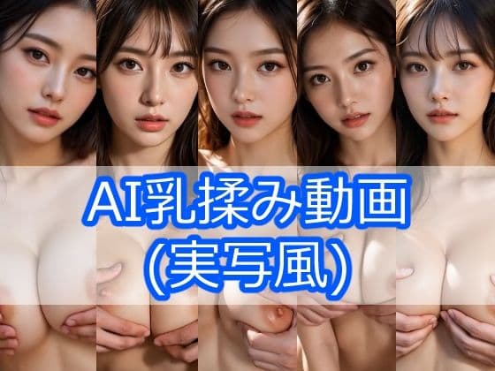 AI乳揉み動画（実写風） vol.2