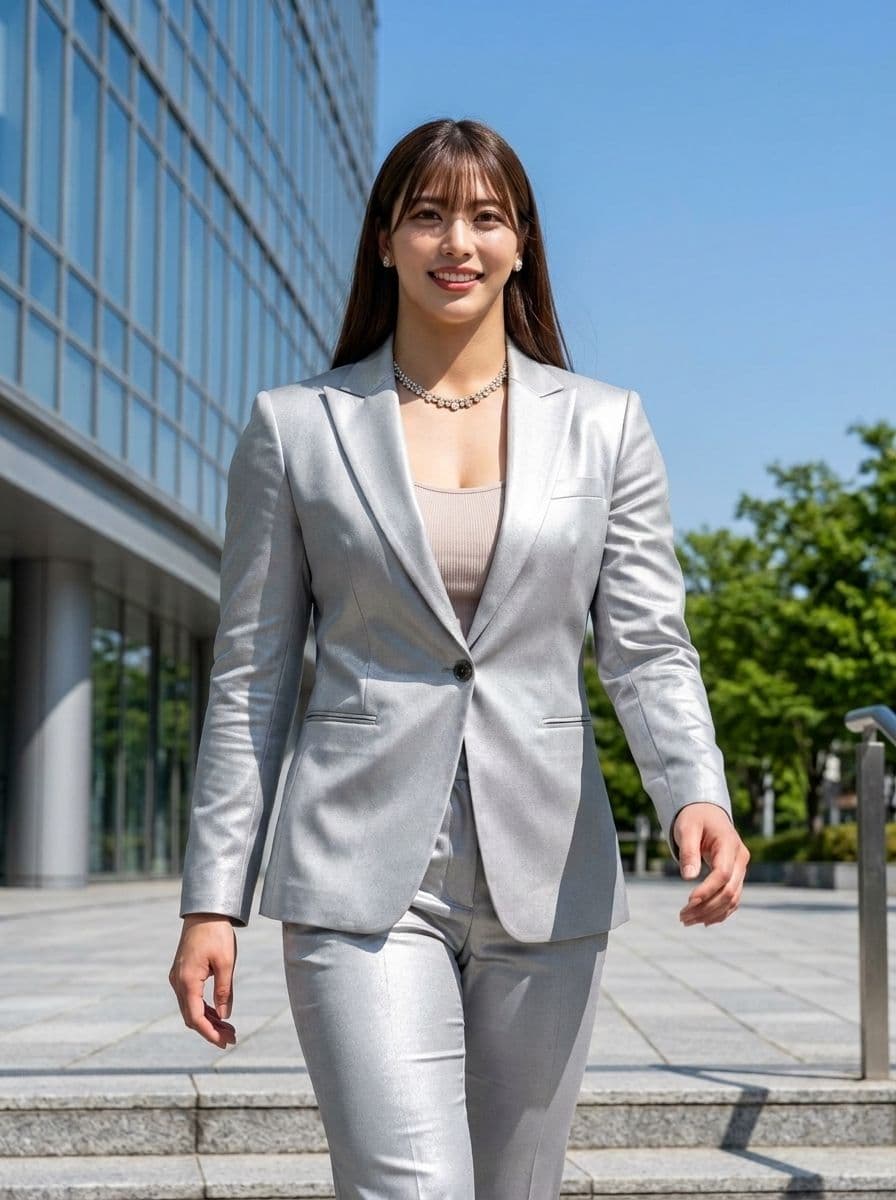 【極上高身長174cm】長身アスリート美女・沙織（さおり）〜凛としたスーツを脱いだら、圧巻のしなやか肉体美だった〜 サンプル1