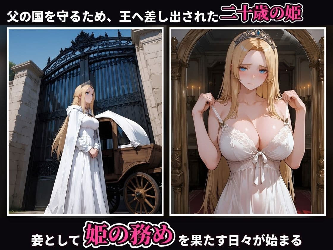 【4K・セリフ有】王に羞恥調教された姫が落城の日に敵兵の中出し輪●で堕ちるまで〜気高き妾姫・ソフィア編〜 サンプル1