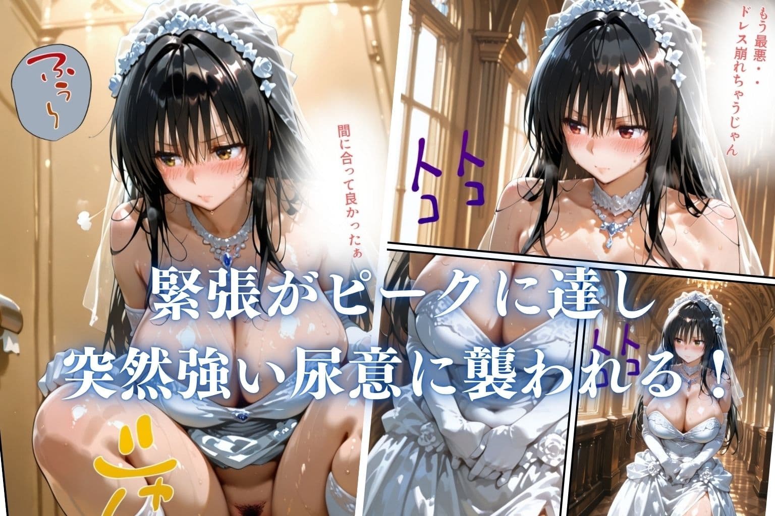 花嫁姿の元カノとこっそりやる ！ サンプル3
