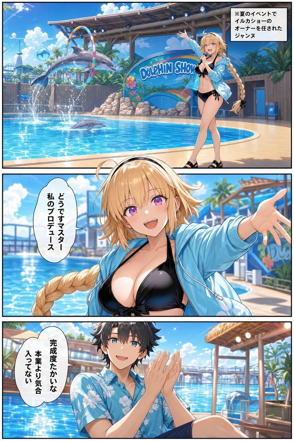 FGO・姉ビームVS母レーザー サンプル1