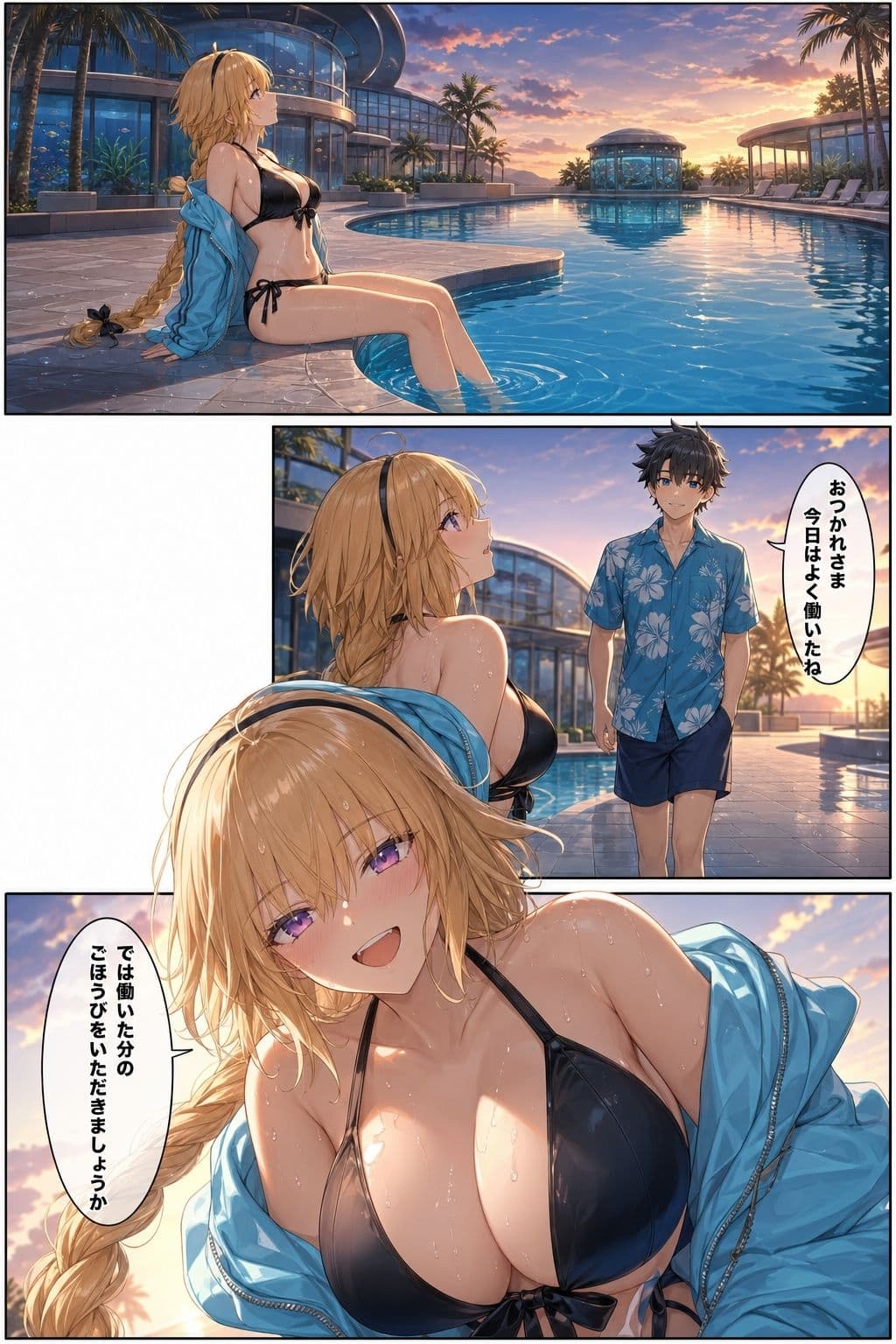 FGO・姉ビームVS母レーザー サンプル2