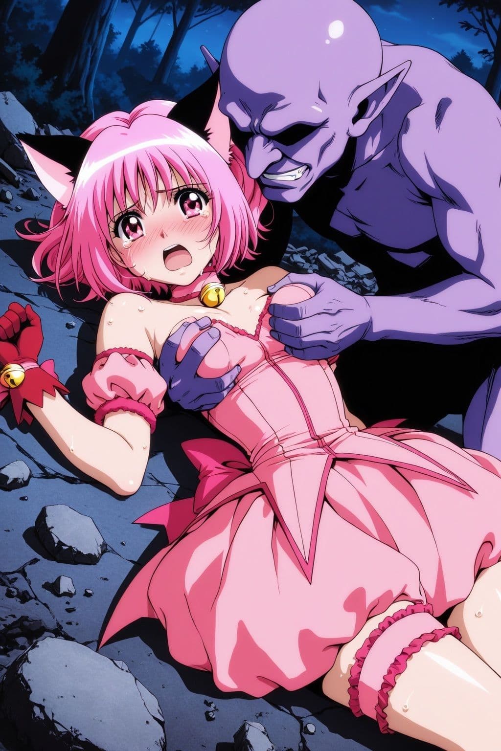 淫魔VS美少女ヒロイン〜ミュ○イチゴの敗北〜 サンプル7
