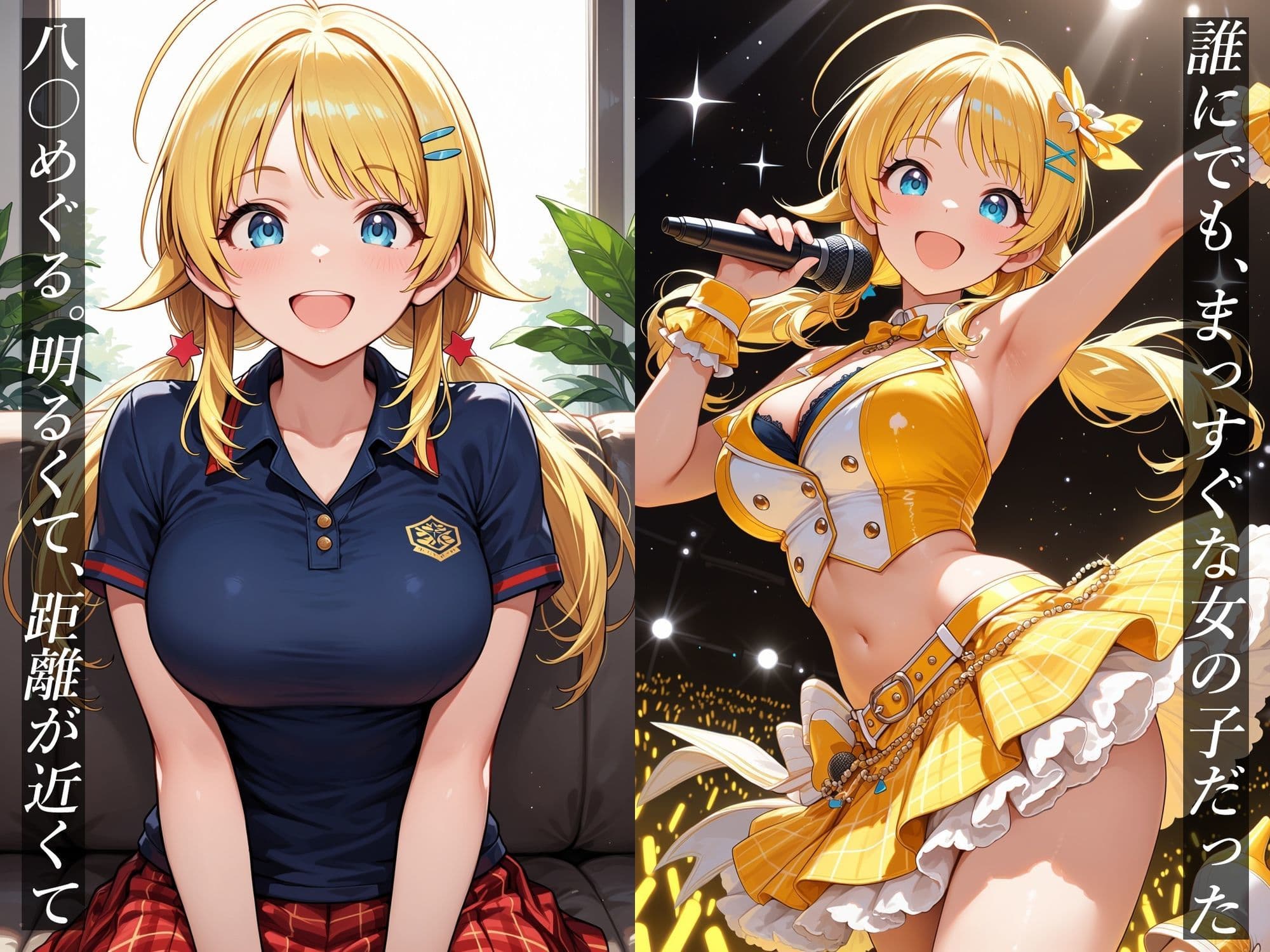 イケナイ関係 〜天真爛漫な爆乳アイドル 八〇めぐるが自ら捧げ中出し漬けになるまで〜 サンプル1