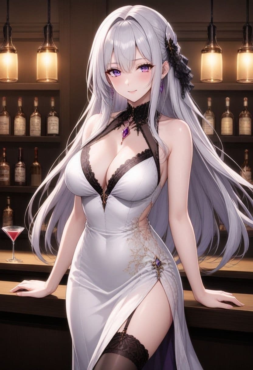 【AI生成】銀月のセレナ 300 Illustrations Collection サンプル1