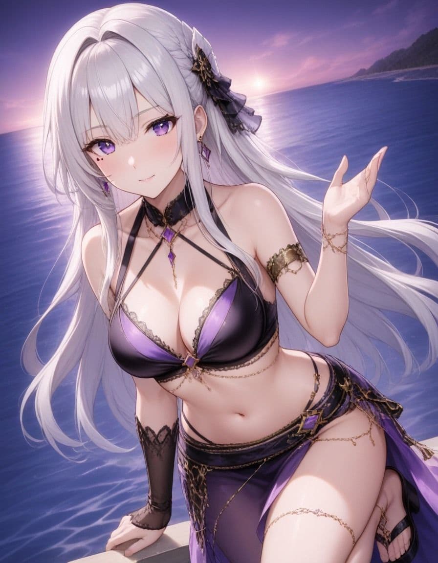 【AI生成】銀月のセレナ 300 Illustrations Collection サンプル5