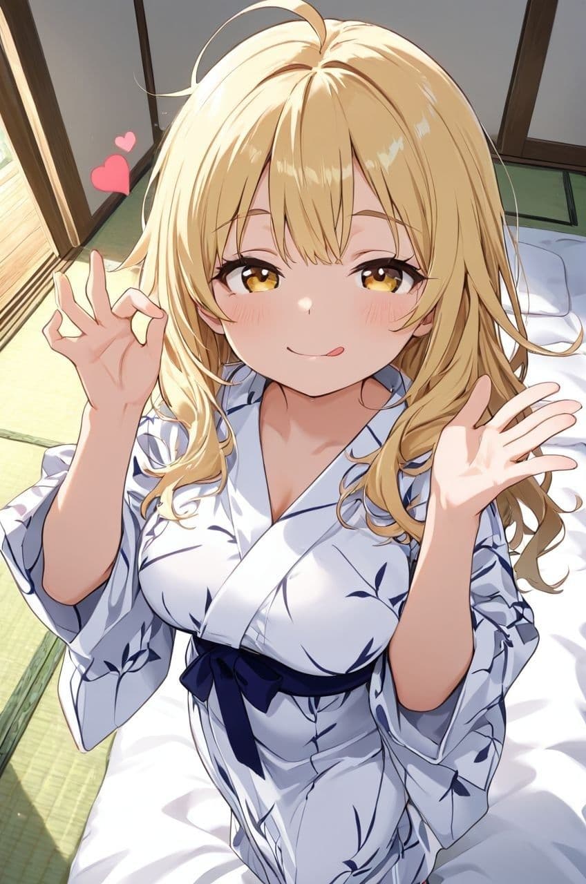 エロゲー好きな金髪ギャルちゃんとのえっちなご奉仕タイム 浴衣衣装編 サンプル1