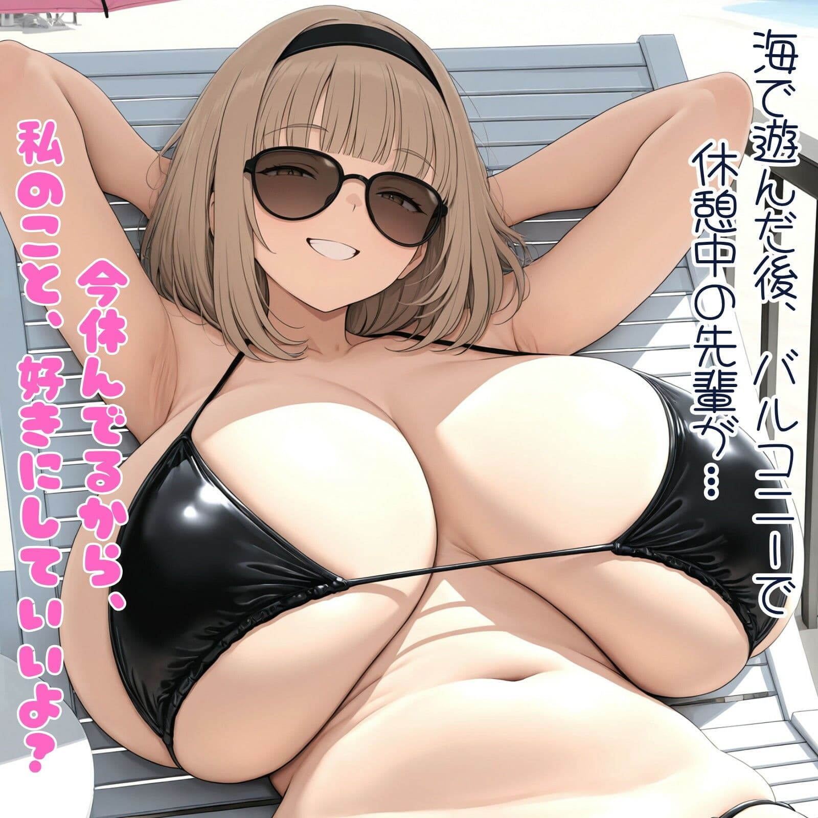 元・童貞の俺は爆乳先輩と夏を満喫する。 サンプル2
