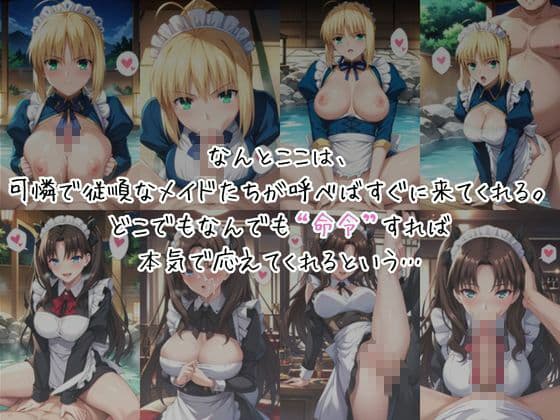 メイドさんデリバリー専門店！！メイドさんの本気SEX、非公開。〜セ○バー＆遠○凛編〜 サンプル2