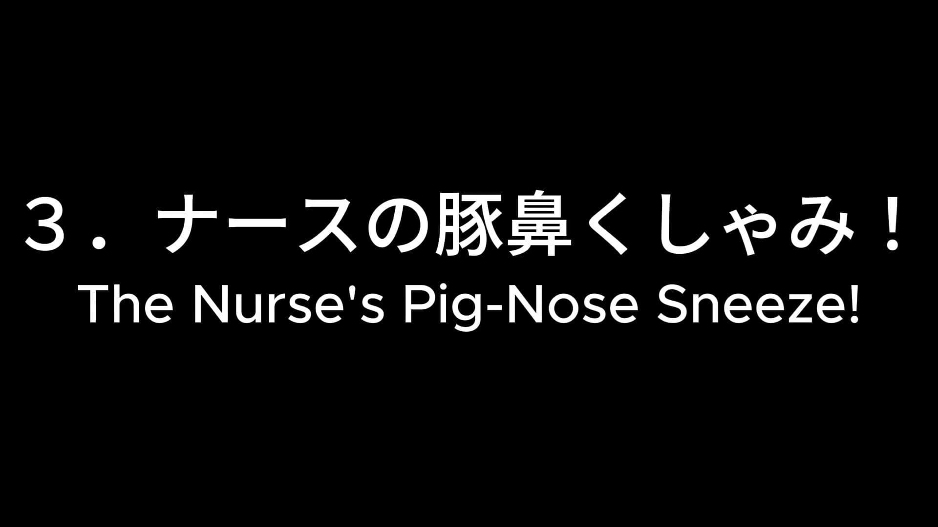 豚鼻くしゃみコレクション！（MP4アニメ） / Pig Nose Sneeze Collection！ （MP4 Anime） サンプル7
