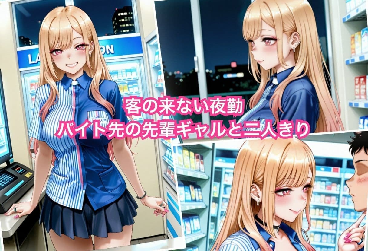 バイト先の先輩ギャルが僕のデカチンで快楽堕ち サンプル1
