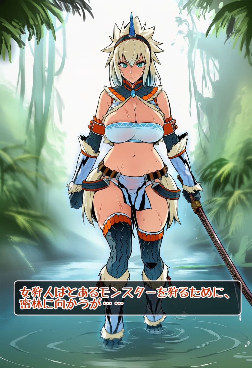 奇怪竜のツガイとなる女狩人 サンプル1