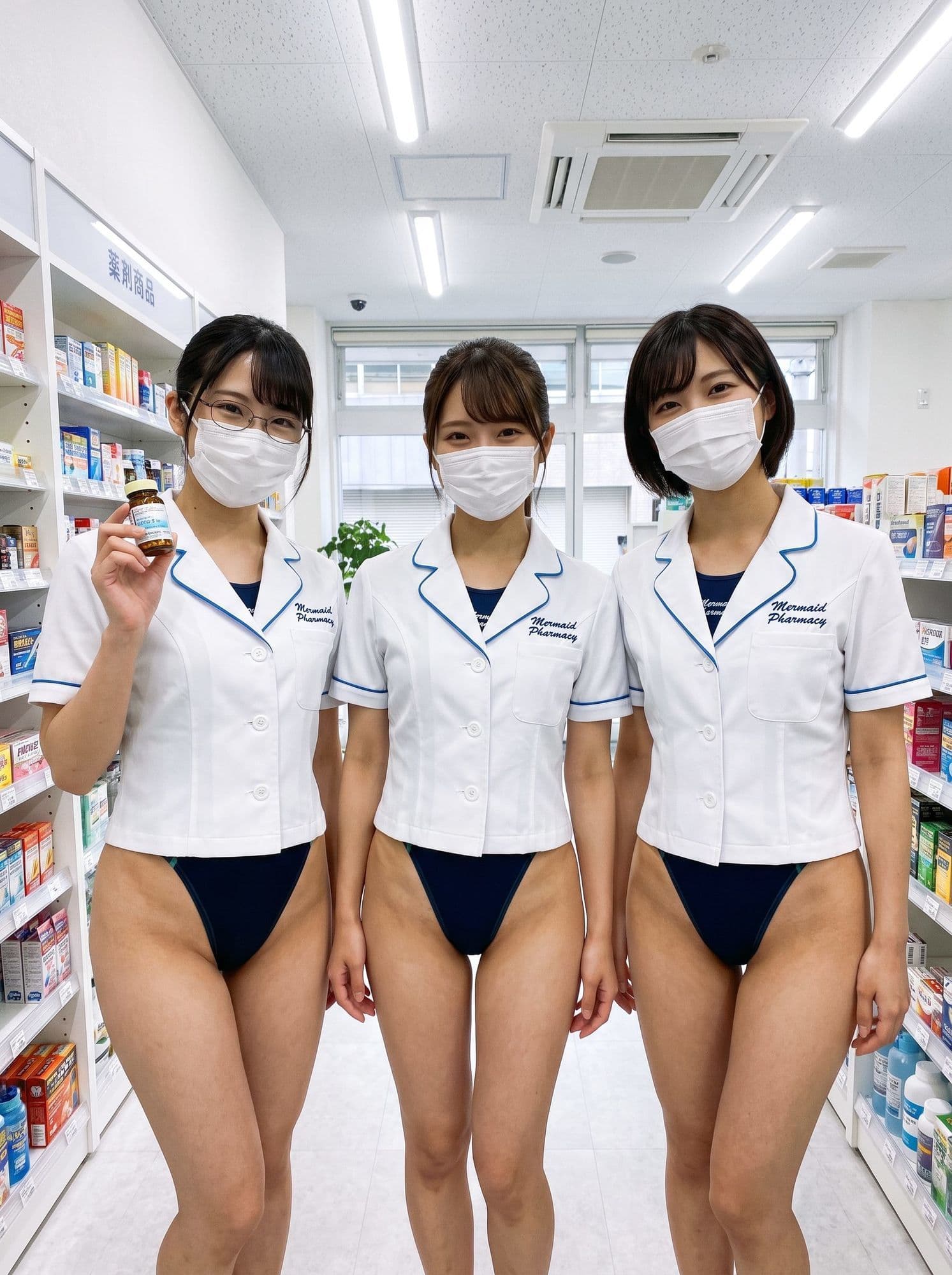 水着薬剤師の写真集 サンプル3