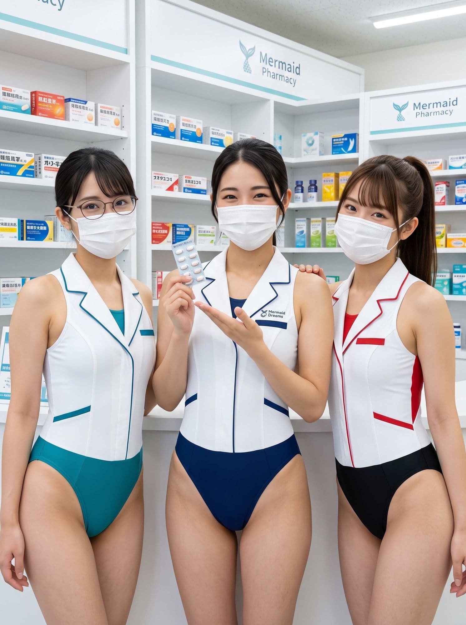 水着薬剤師の写真集 サンプル4
