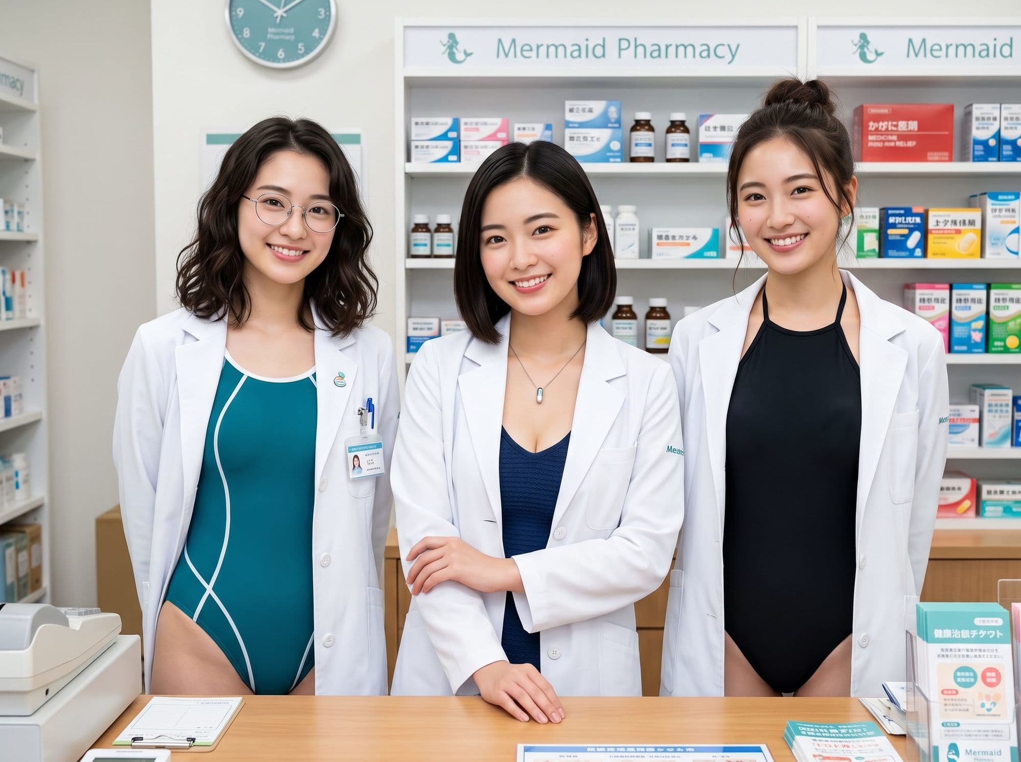 水着薬剤師の写真集 サンプル9