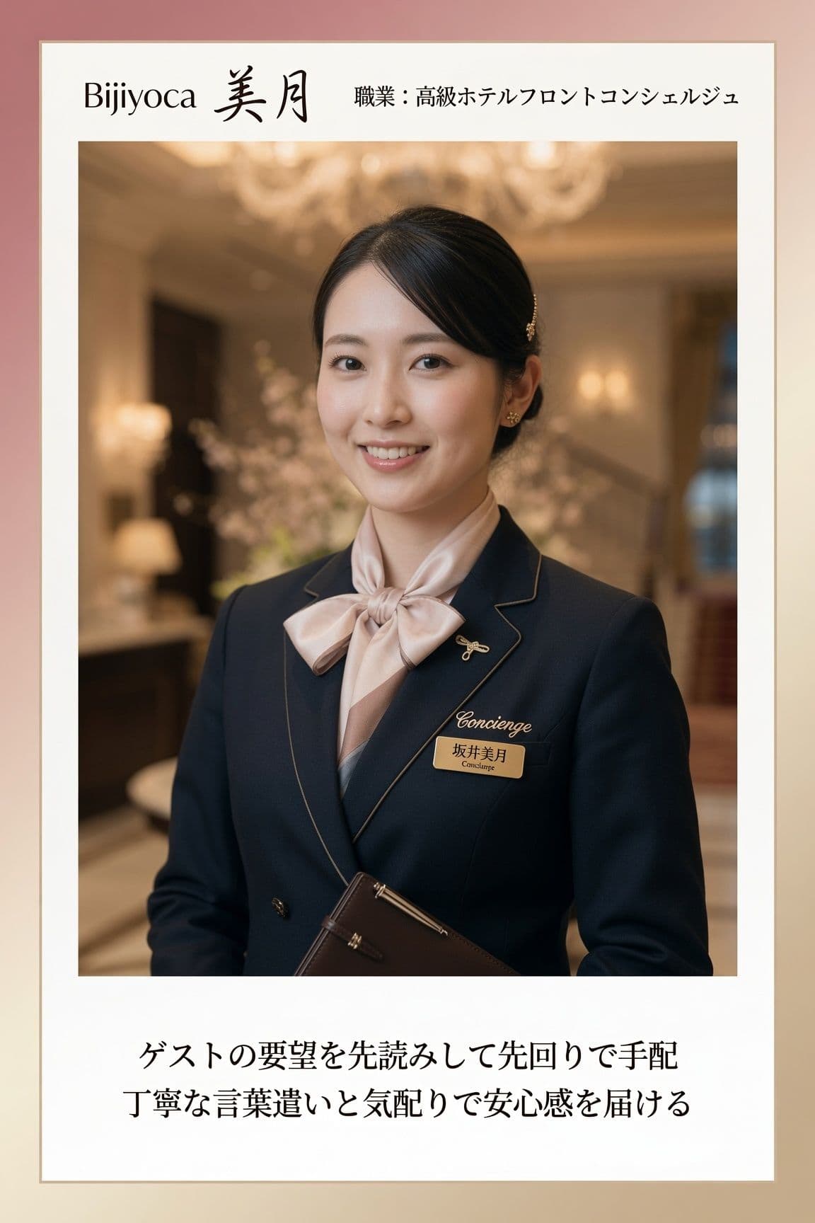 私のお仕事図鑑_ホテルコンシェルジュ坂井美月 サンプル1