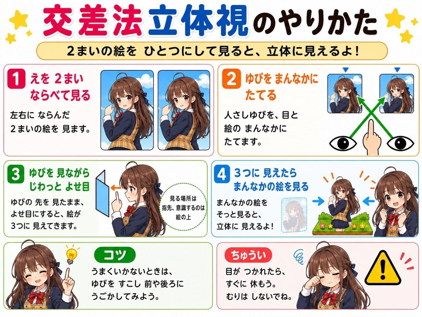 飛び出すおっぱい立体視！ Vol.2 シ○タープリ○セス風 サンプル6