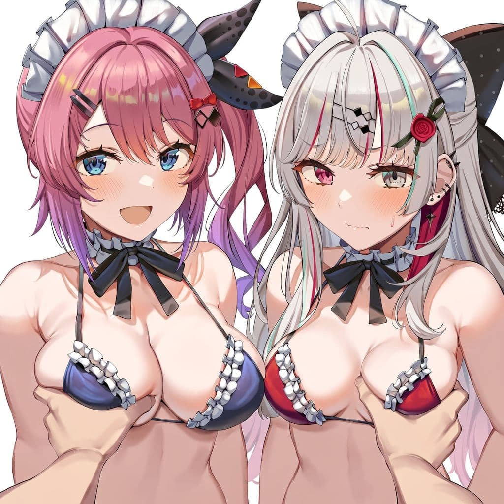 に〇さんじIdi〇sメイドビキニCG集 サンプル1