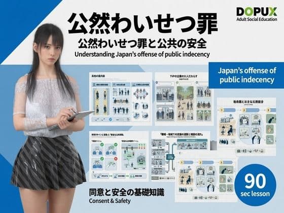 【△20】二階堂 沙耶 大学に進学し強豪予備校『DOPUX（ドピュックス）』で社会人向け講座（性犯罪）を教える名物講師に！（Vol.004:公然わいせつ罪）