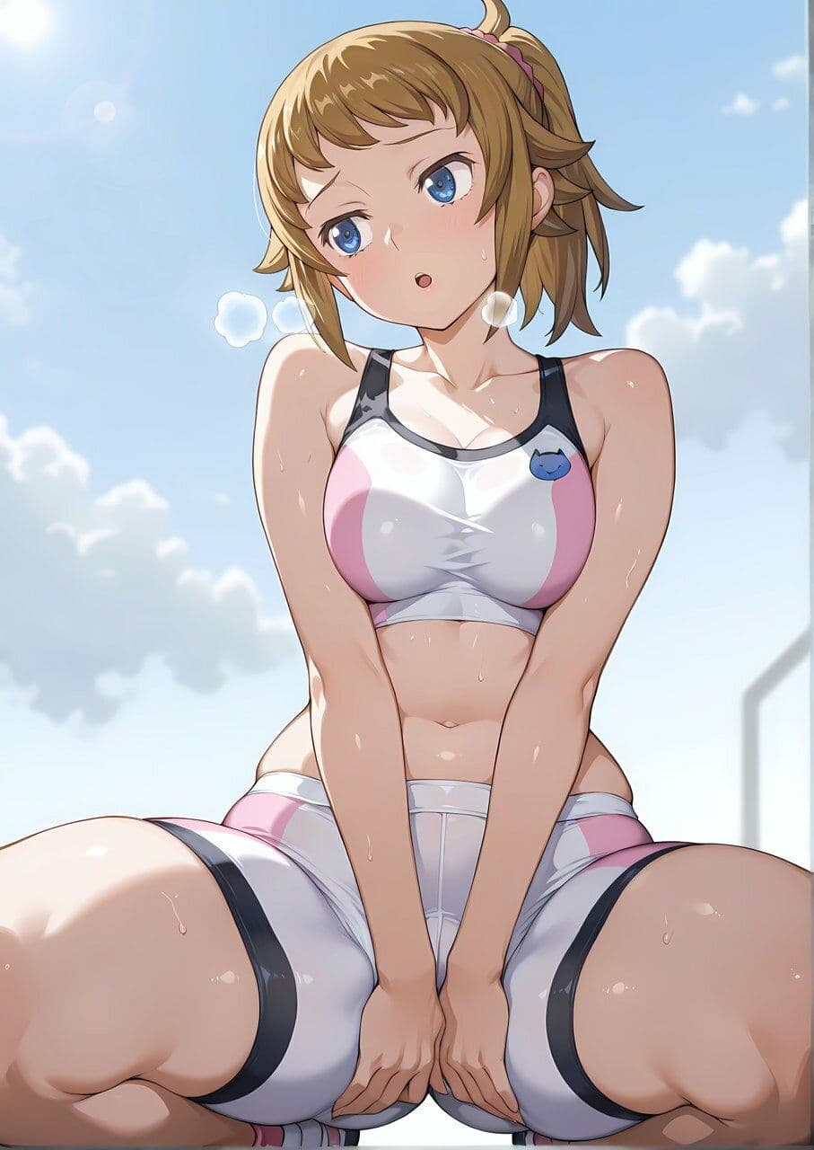 ［AIイラストCG］ ガ〇ダムヒロイン達とXXX サンプル6