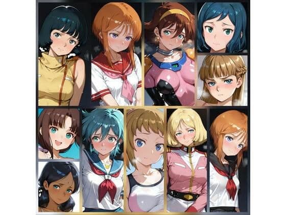 ［AIイラストCG］ ガ〇ダムヒロイン達とXXX