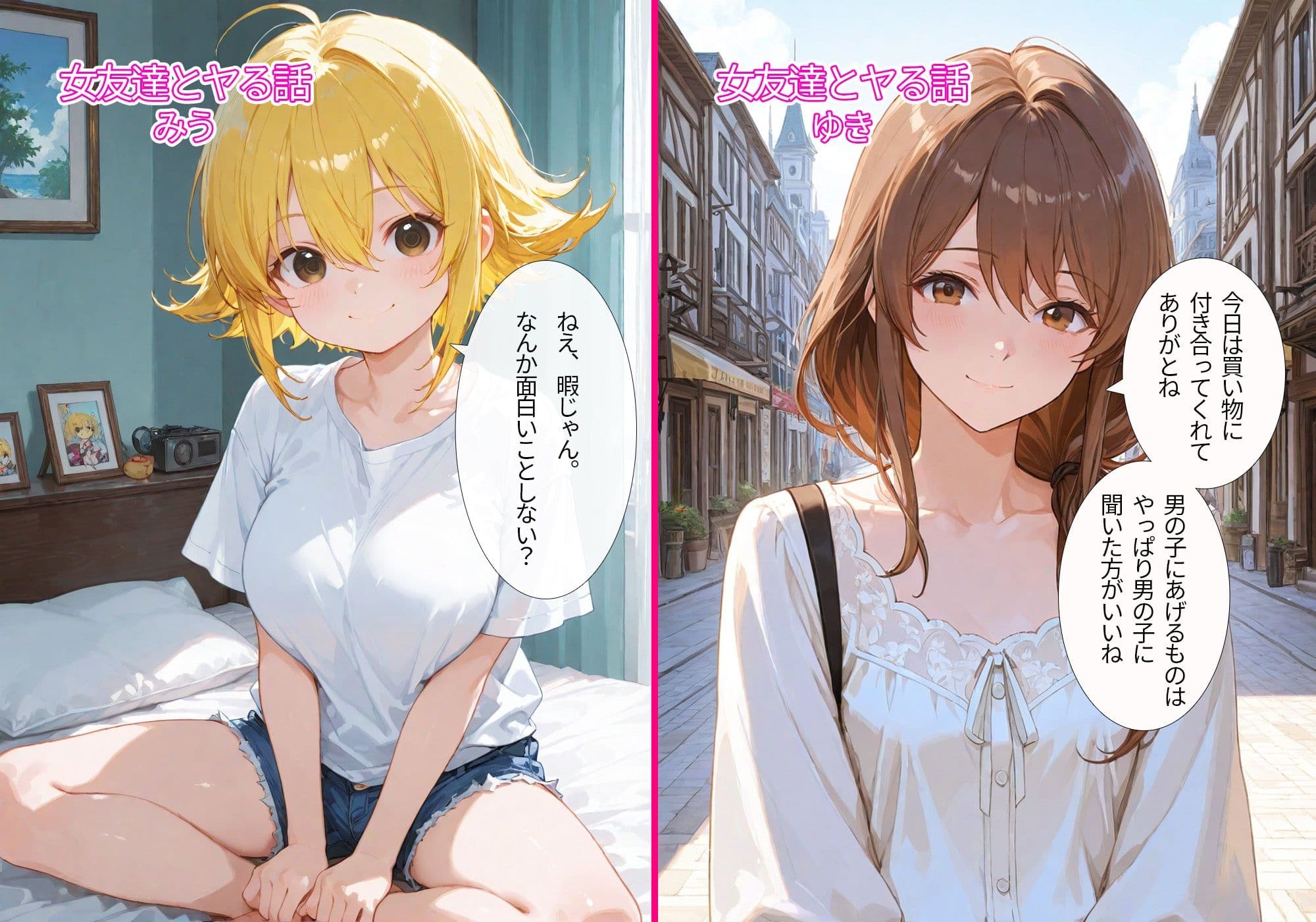 女友達とヤる話 vol1 サンプル1