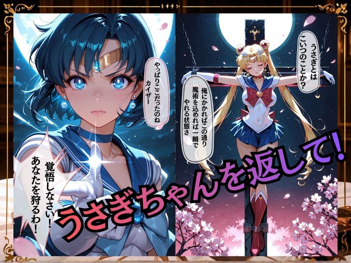 【セリフ付き235枚】妖魔に敗北 〜セーラーマーキュリー、配下への道〜 サンプル1