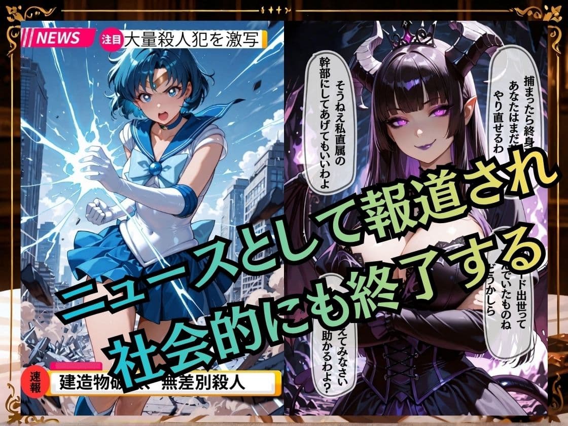 【セリフ付き235枚】妖魔に敗北 〜セーラーマーキュリー、配下への道〜 サンプル7