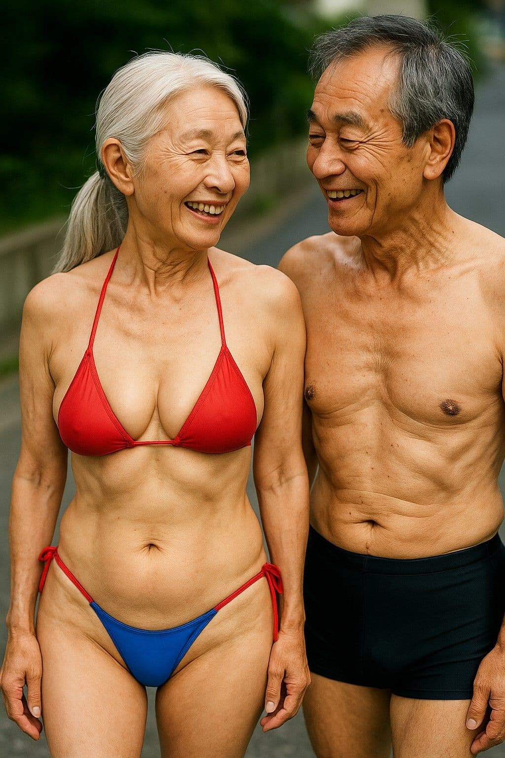 妙子（タエコ）と弘（ヒロム）20   海とプールのマイクロビキニ 95枚 サンプル6