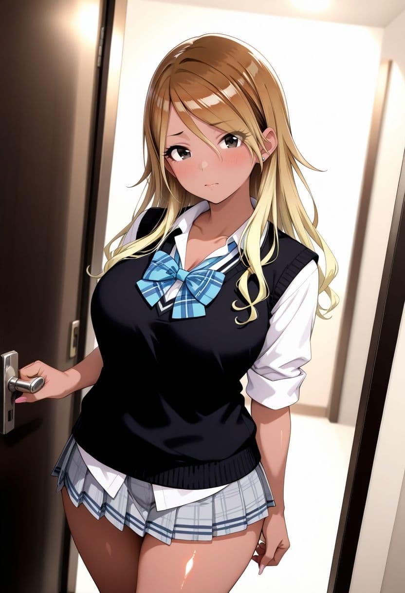 金髪黒ギャル  〜女性用風俗で絶頂〜 サンプル1