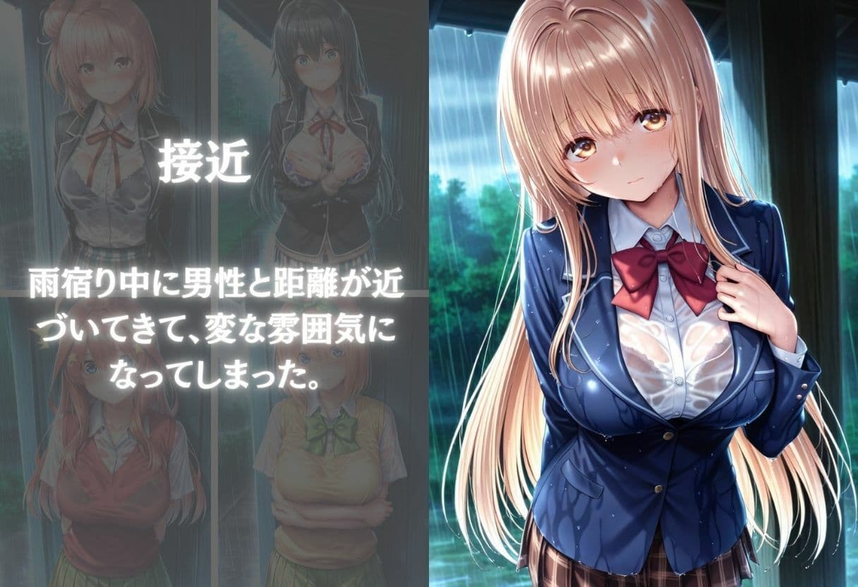 雨宿りの濡れ透け制服美少女を自宅で犯した話〜Vol.2〜 サンプル3