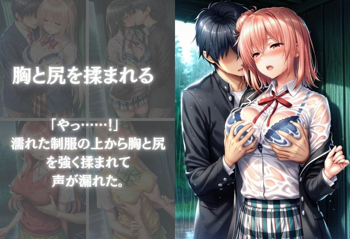 雨宿りの濡れ透け制服美少女を自宅で犯した話〜Vol.2〜 サンプル5