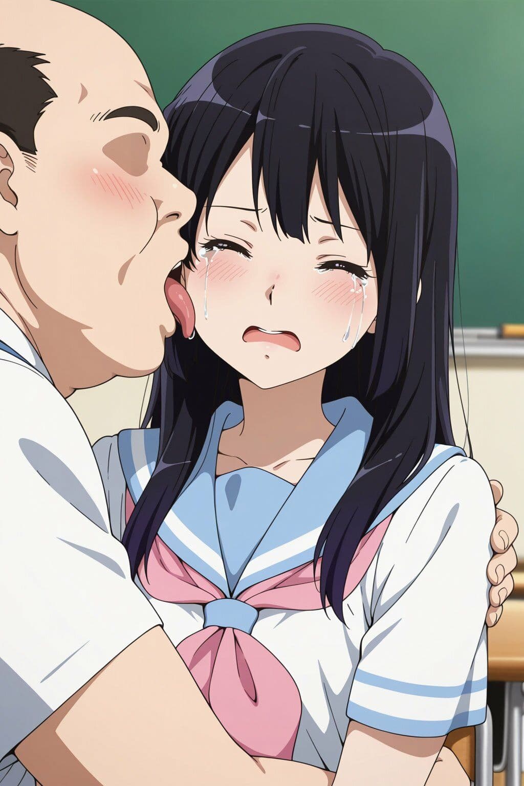 高坂○奈 キモおじ強●性指導 サンプル2
