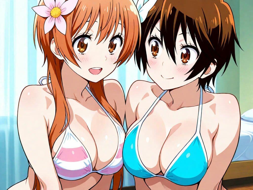 万里花＆鶫 お部屋でビキニエッチCG集 サンプル3