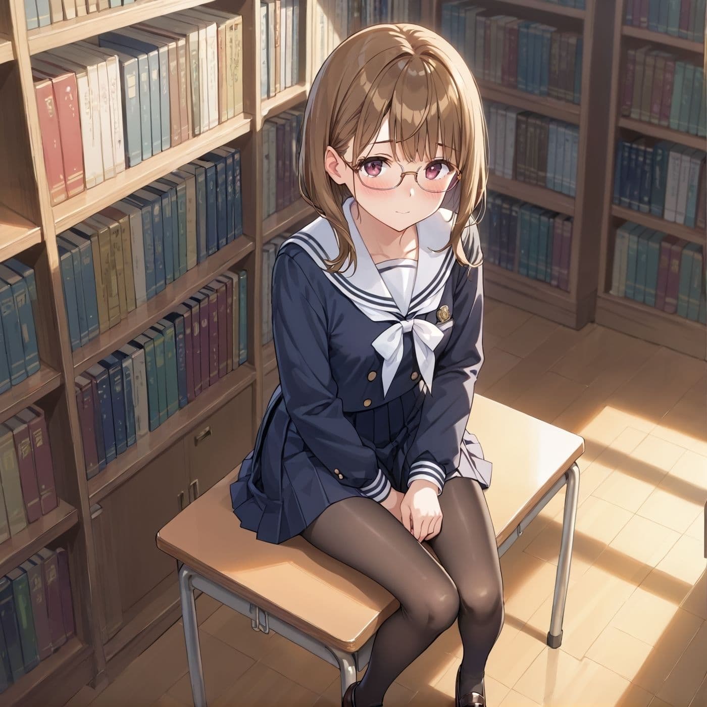 学園性活！図書委員と官能的な秘め事9【メガネ美少女の厳選CG209枚収録】 サンプル2