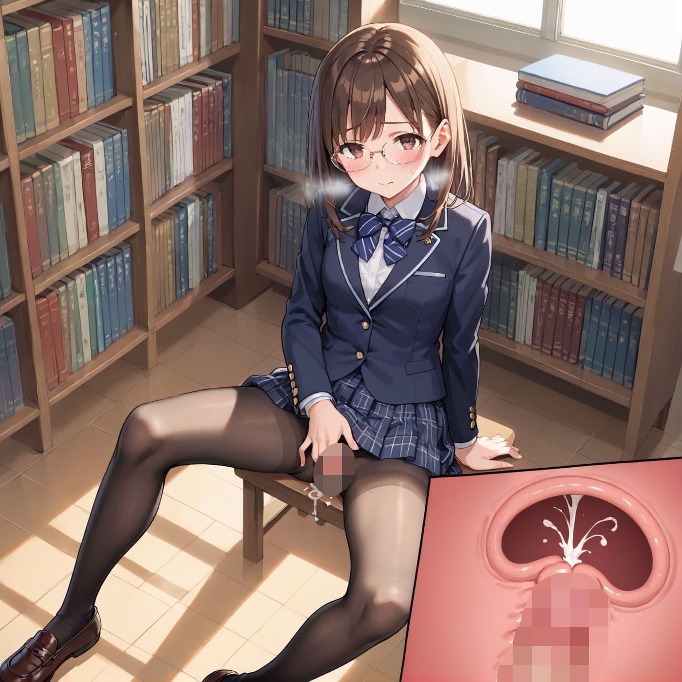 学園性活！図書委員と官能的な秘め事9【メガネ美少女の厳選CG209枚収録】 サンプル4