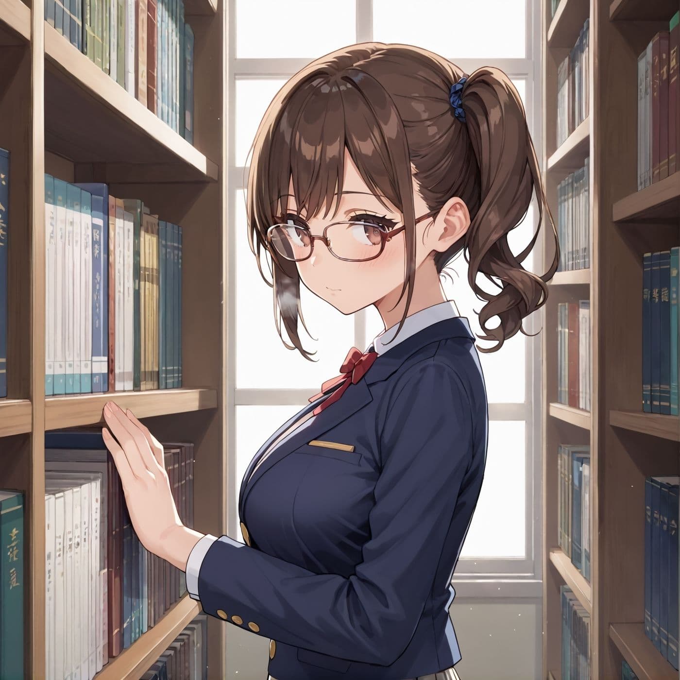 学園性活！図書委員と官能的な秘め事9【メガネ美少女の厳選CG209枚収録】 サンプル6