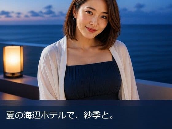 夏の海辺ホテルで、紗季と。