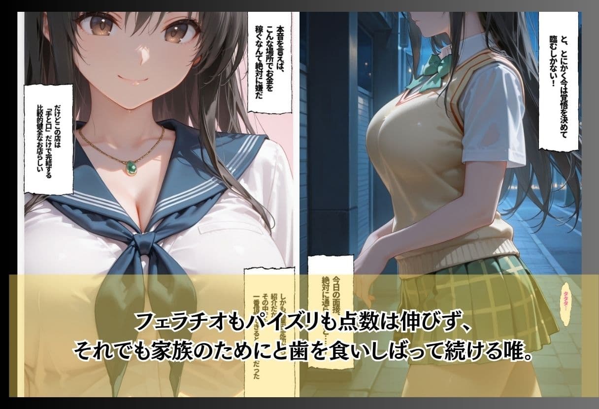 風紀委員の私が風俗面接？家計のため処女を差し出す実技テスト サンプル4