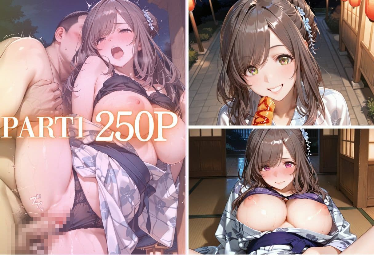 先輩との夏...花火デートからびしょ濡れ本殿SEX vol.4 サンプル2