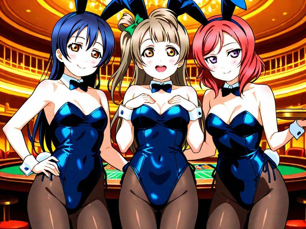 海未＆真姫＆ことりバニーエッチ サンプル4