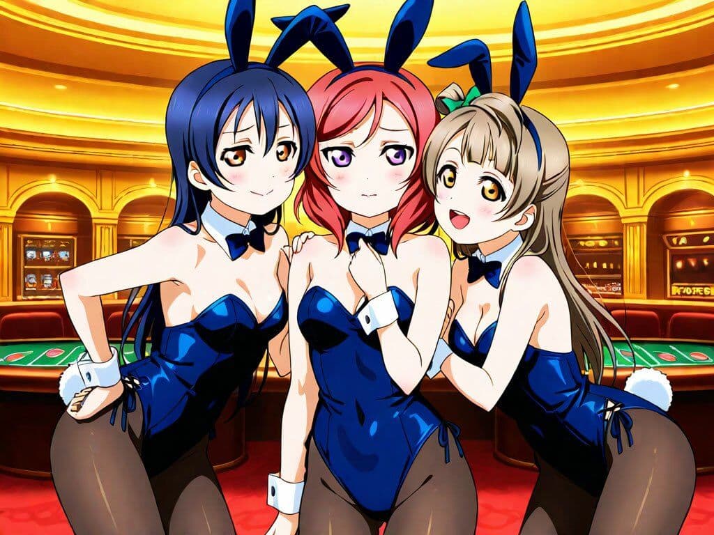 海未＆真姫＆ことりバニーエッチ サンプル6